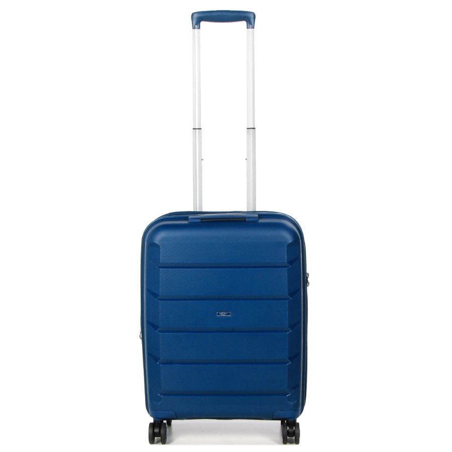 Чемодан маленький S полипропилен Airtex 646 45л 55×40×20см  Темно-синий