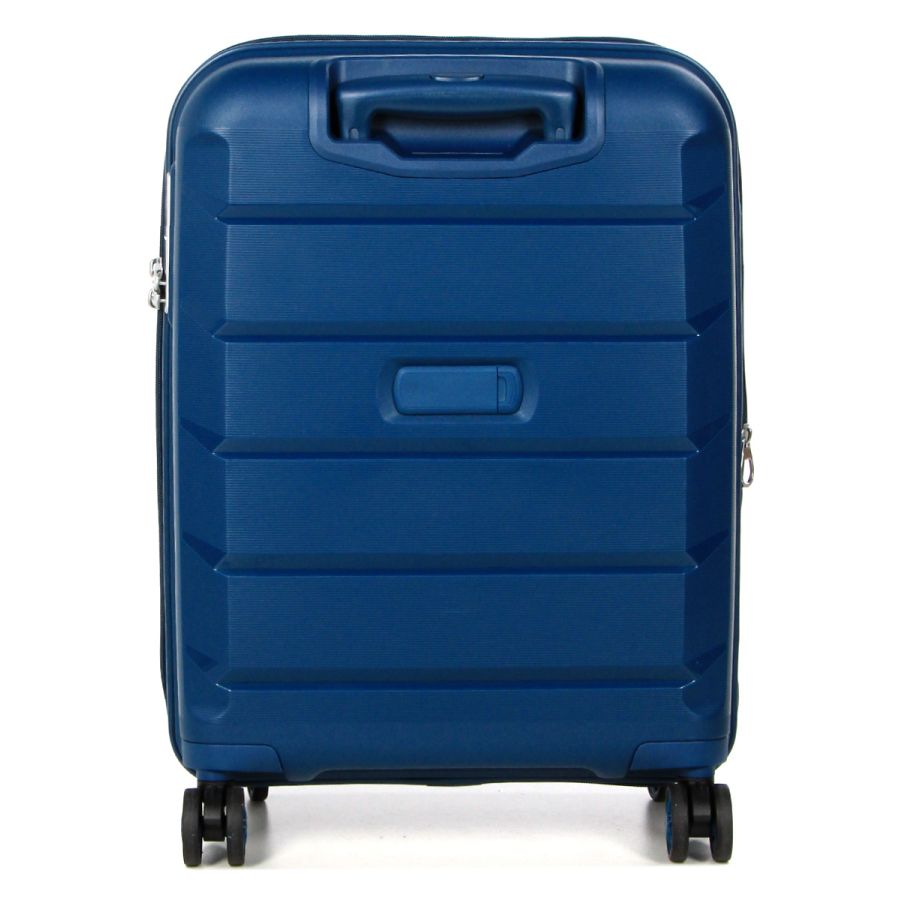 Чемодан маленький S полипропилен Airtex 646 45л 55×40×20см  Темно-синий