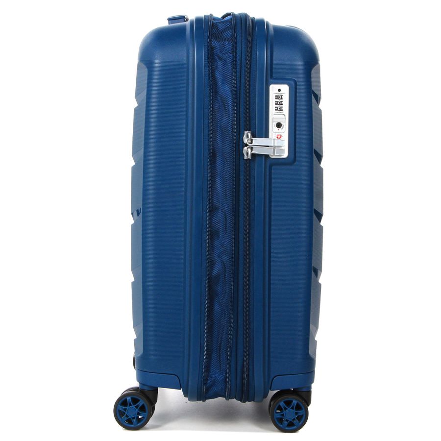 Чемодан маленький S полипропилен Airtex 646 45л 55×40×20см  Темно-синий