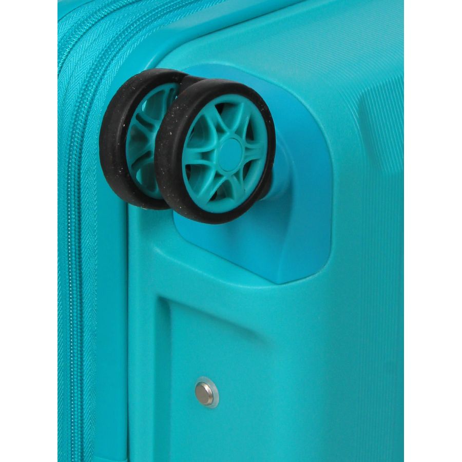 Чемодан маленький S полипропилен Airtex 646 45л 55×40×20см  Голубой