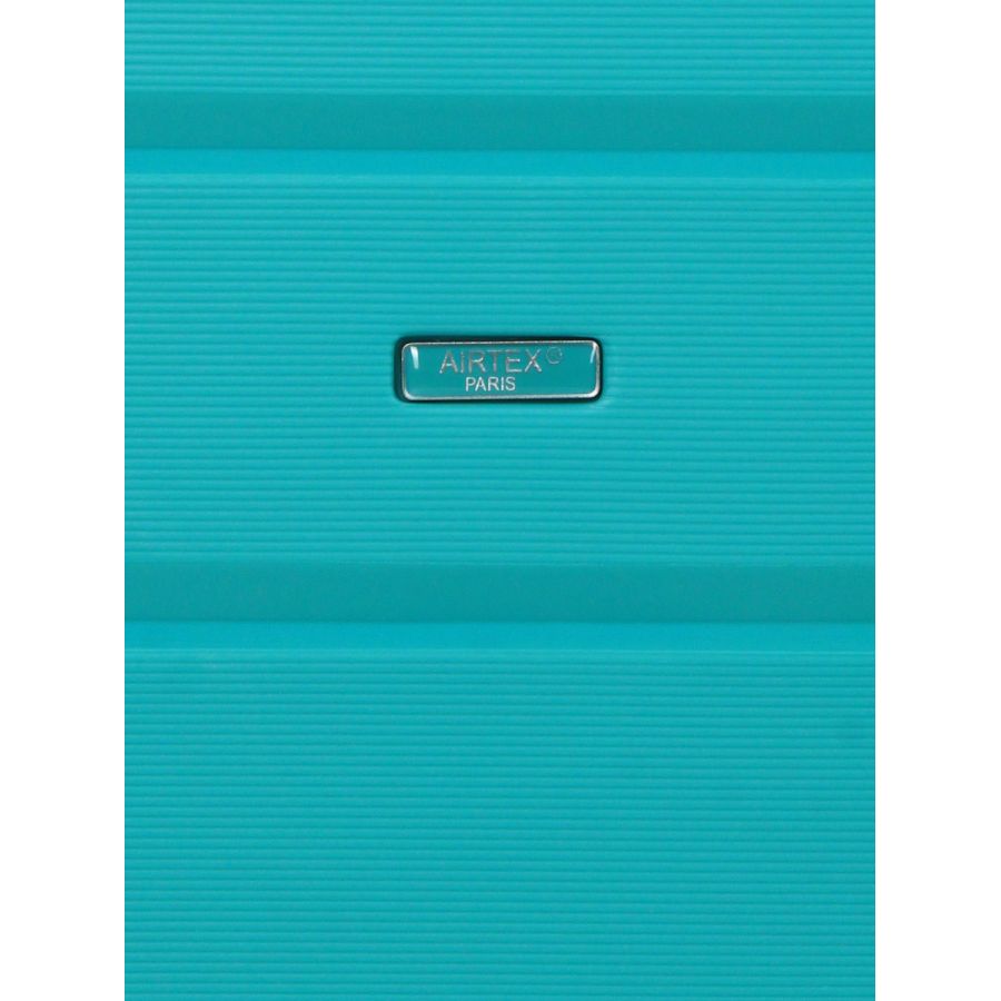 Чемодан маленький S полипропилен Airtex 646 45л 55×40×20см  Голубой