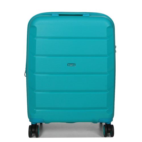 Чемодан маленький S полипропилен Airtex 646 45л 55×40×20см  Голубой
