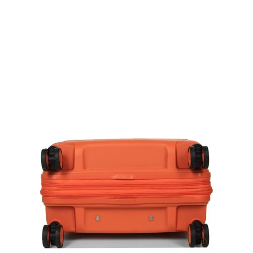 Чемодан маленький S полипропилен Airtex 646 45л 55×40×20см  Оранжевый