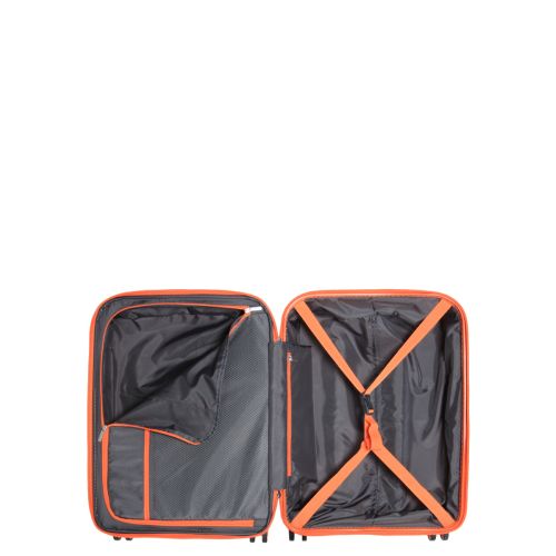 Чемодан маленький S полипропилен Airtex 646 45л 55×40×20см  Оранжевый