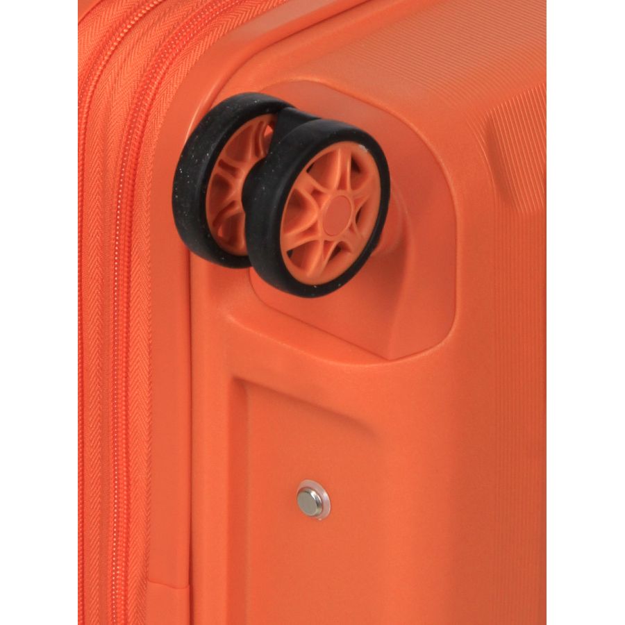 Чемодан маленький S полипропилен Airtex 646 45л 55×40×20см  Оранжевый