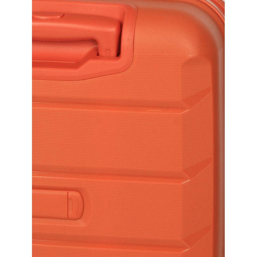 Чемодан маленький S полипропилен Airtex 646 45л 55×40×20см  Оранжевый