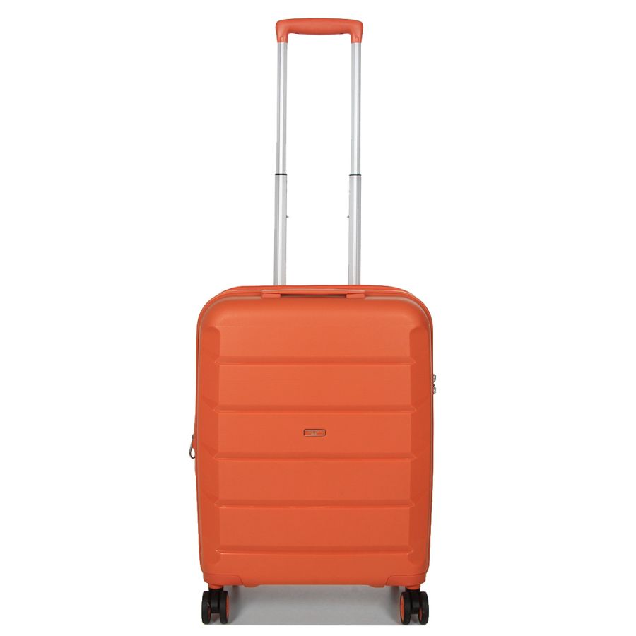 Чемодан маленький S полипропилен Airtex 646 45л 55×40×20см  Оранжевый