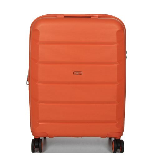 Чемодан маленький S полипропилен Airtex 646 45л 55×40×20см  Оранжевый