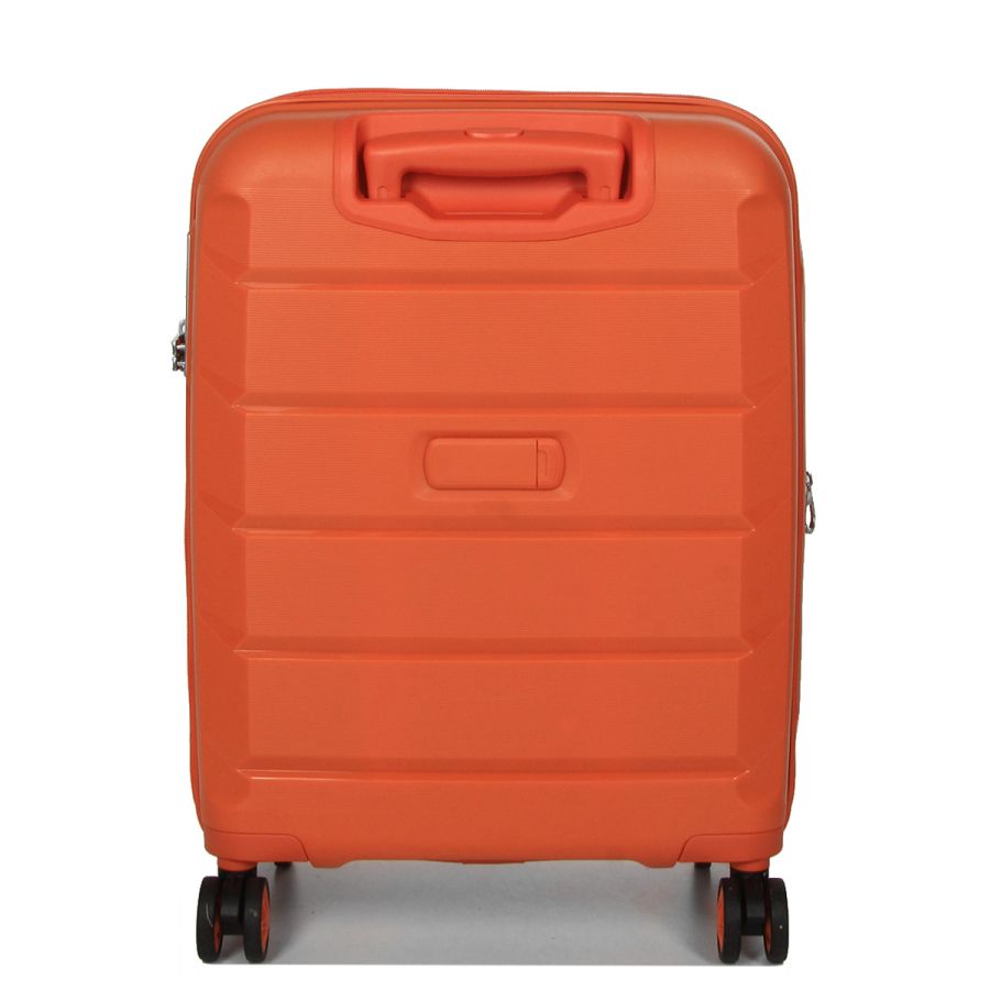 Чемодан маленький S полипропилен Airtex 646 45л 55×40×20см  Оранжевый