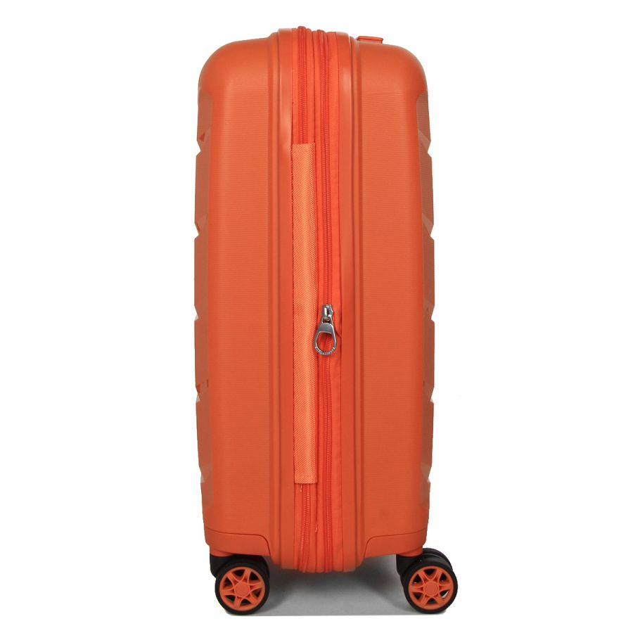 Чемодан маленький S полипропилен Airtex 646 45л 55×40×20см  Оранжевый