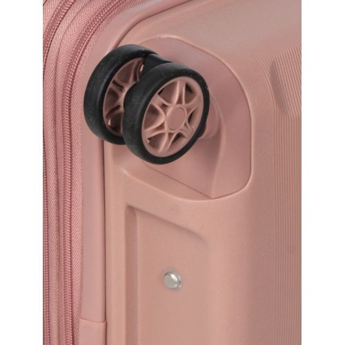 Чемодан маленький S полипропилен Airtex 646 45л 55×40×20см  Розовое золото