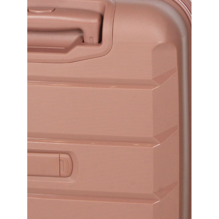 Чемодан маленький S полипропилен Airtex 646 45л 55×40×20см  Розовое золото