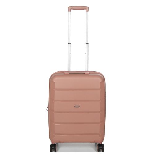 Чемодан маленький S полипропилен Airtex 646 45л 55×40×20см  Розовое золото