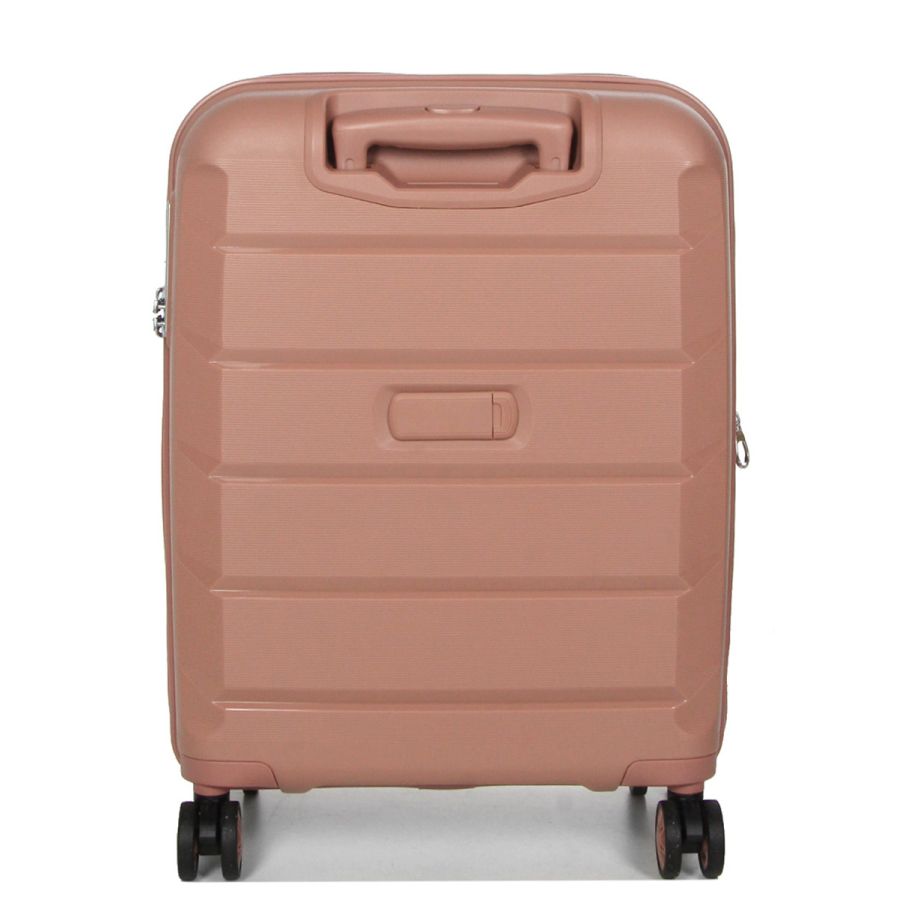 Чемодан маленький S полипропилен Airtex 646 45л 55×40×20см  Розовое золото