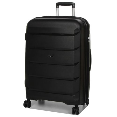 Чемодан средний M полипропилен Airtex 646 80л 67,5×47×26см  Черный