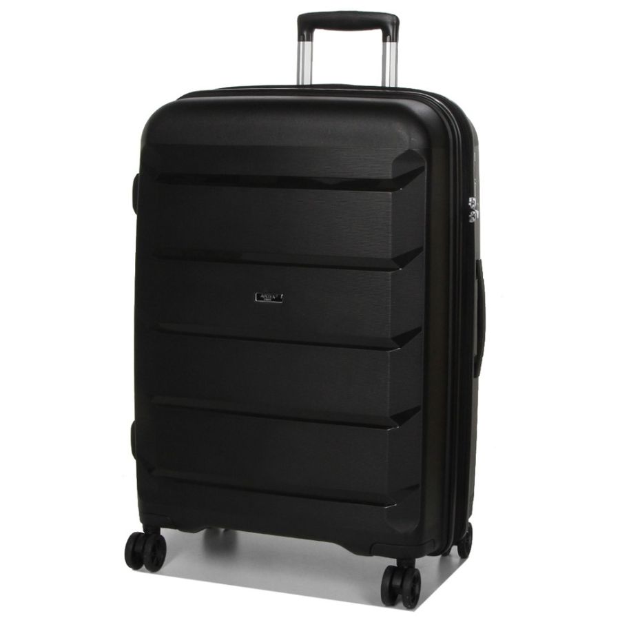 Чемодан средний M полипропилен Airtex 646 80л 67,5×47×26см  Черный