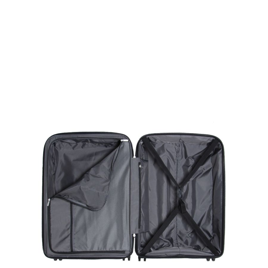 Чемодан средний M полипропилен Airtex 646 80л 67,5×47×26см  Черный