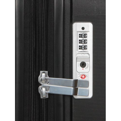 Чемодан средний M полипропилен Airtex 646 80л 67,5×47×26см  Черный