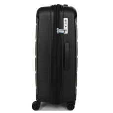 Чемодан средний M полипропилен Airteх 646 80л 67,5×47×26см  Черный