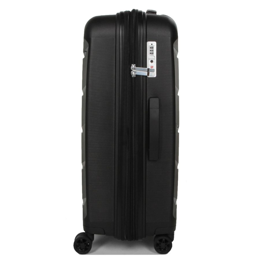 Чемодан средний M полипропилен Airtex 646 80л 67,5×47×26см  Черный