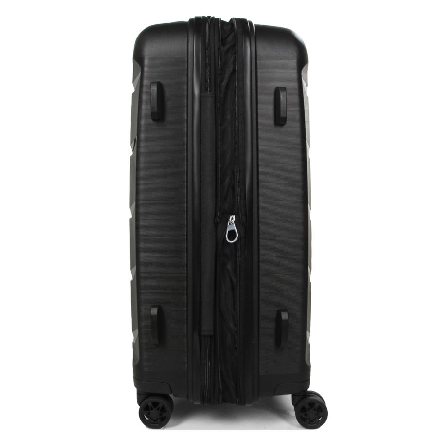 Чемодан средний M полипропилен Airtex 646 80л 67,5×47×26см  Черный