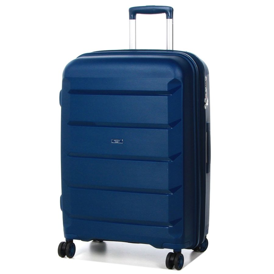 Чемодан средний M полипропилен Airtex 646 80л 67,5×47×26см  Темно-синий