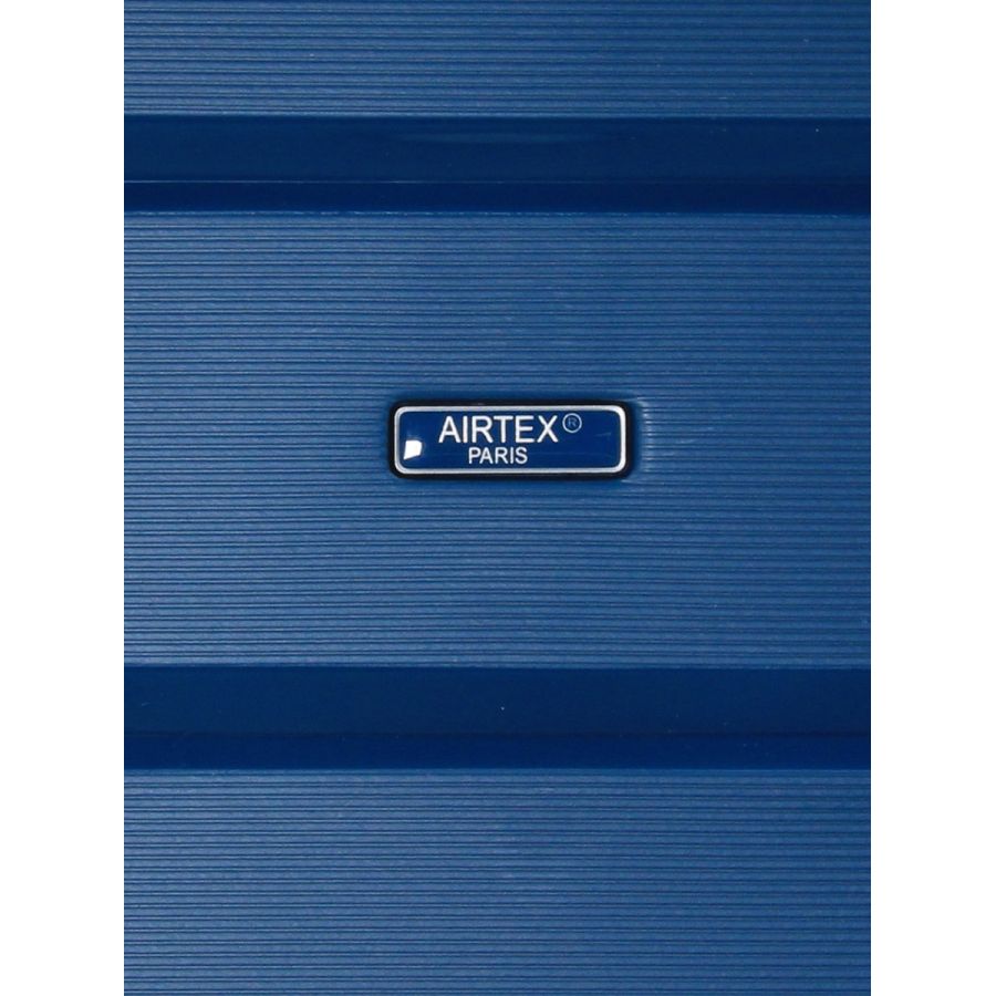 Чемодан средний M полипропилен Airtex 646 80л 67,5×47×26см  Темно-синий