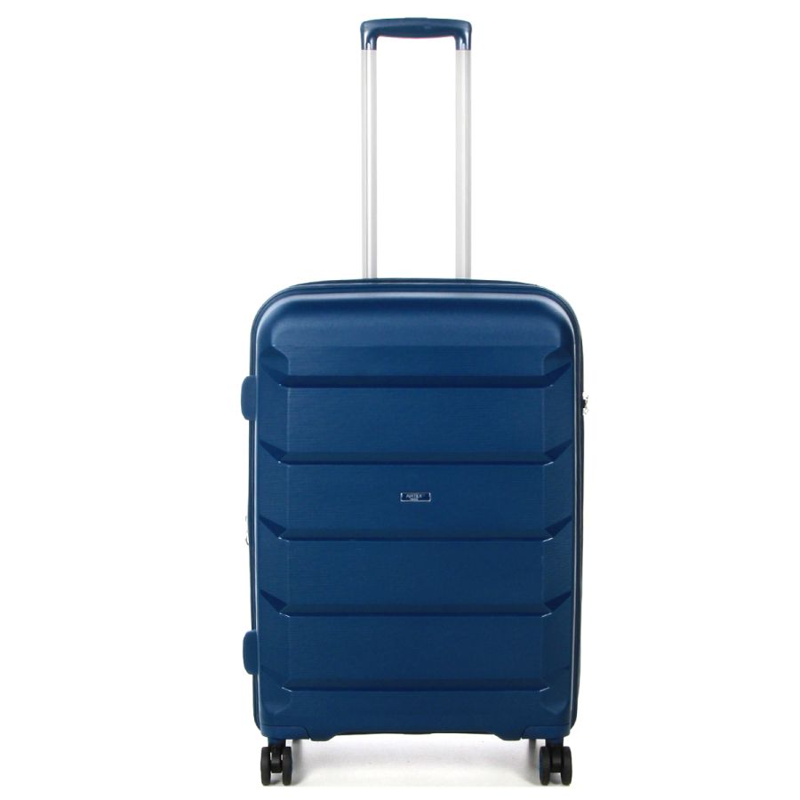 Чемодан средний M полипропилен Airtex 646 80л 67,5×47×26см  Темно-синий