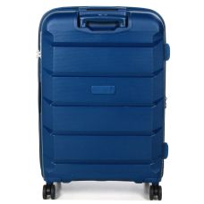 Чемодан средний M полипропилен Airteх 646 80л 67,5×47×26см  Темно-синий