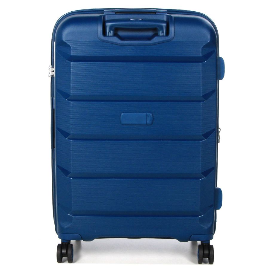 Чемодан средний M полипропилен Airtex 646 80л 67,5×47×26см  Темно-синий