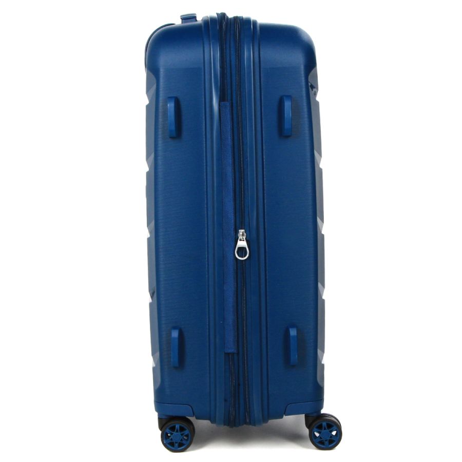 Чемодан средний M полипропилен Airtex 646 80л 67,5×47×26см  Темно-синий