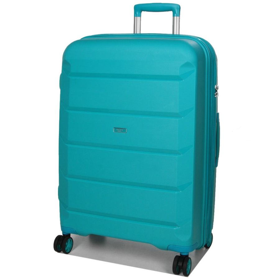 Чемодан средний M полипропилен Airtex 646 80л 67,5×47×26см  Голубой