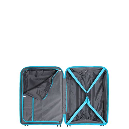 Чемодан средний M полипропилен Airtex 646 80л 67,5×47×26см  Голубой