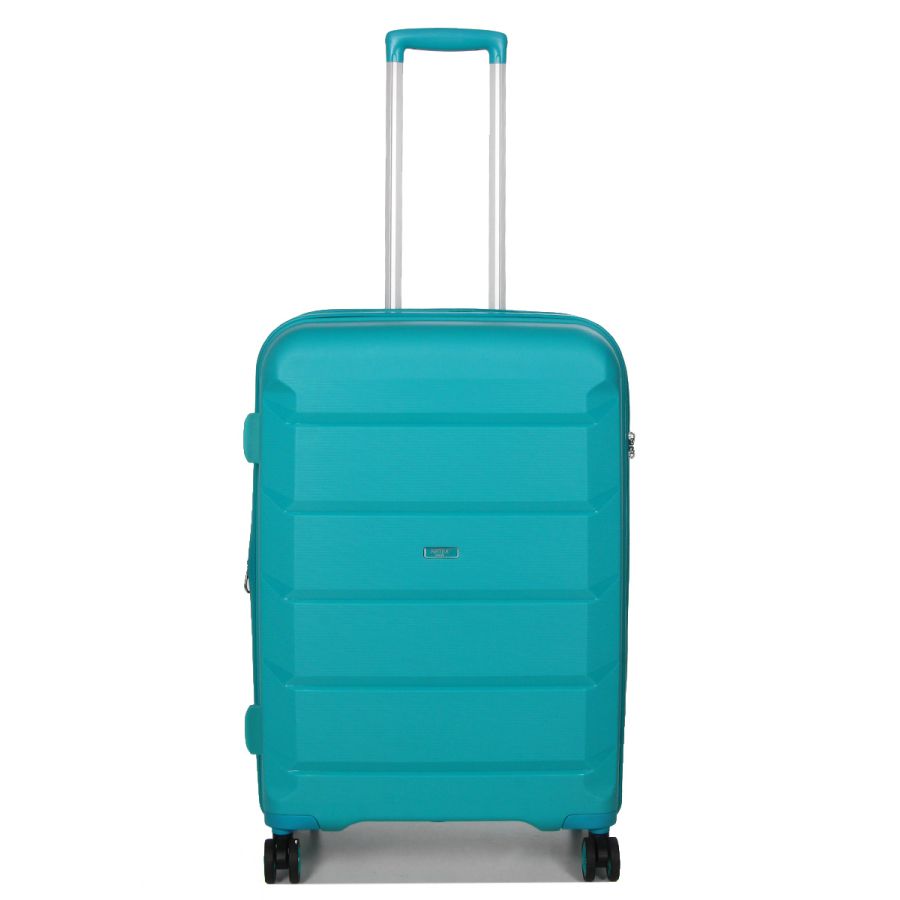 Чемодан средний M полипропилен Airtex 646 80л 67,5×47×26см  Голубой