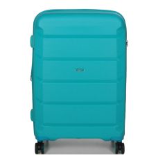 Чемодан средний M полипропилен Airteх 646 80л 67,5×47×26см  Голубой