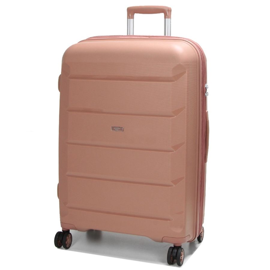 Чемодан средний M полипропилен Airtex 646 80л 67,5×47×26см  Розовое золото