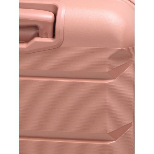 Чемодан средний M полипропилен Airtex 646 80л 67,5×47×26см  Розовое золото