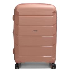 Чемодан средний M полипропилен Airteх 646 80л 67,5×47×26см  Розовое золото