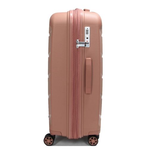 Чемодан средний M полипропилен Airtex 646 80л 67,5×47×26см  Розовое золото