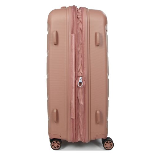 Чемодан средний M полипропилен Airtex 646 80л 67,5×47×26см  Розовое золото