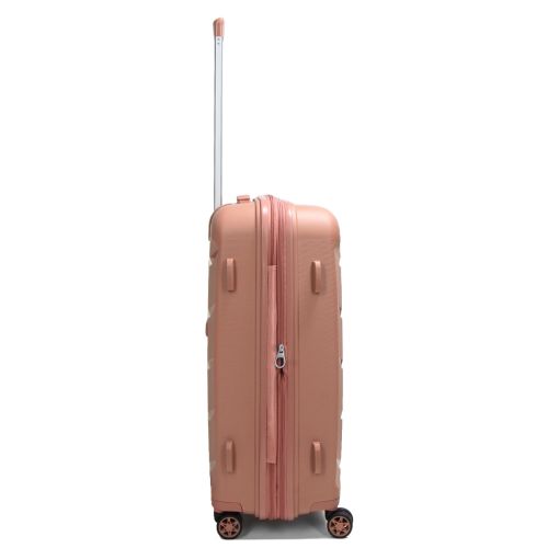 Чемодан средний M полипропилен Airtex 646 80л 67,5×47×26см  Розовое золото