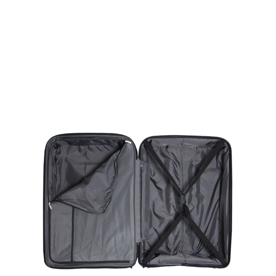 Чемодан большой L полипропилен Airtex 646 119л 79,5×52×30см  Черный