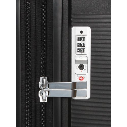Чемодан большой L полипропилен Airtex 646 119л 79,5×52×30см  Черный