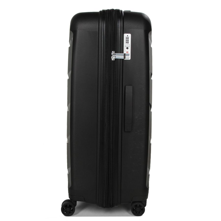 Чемодан большой L полипропилен Airtex 646 119л 79,5×52×30см  Черный