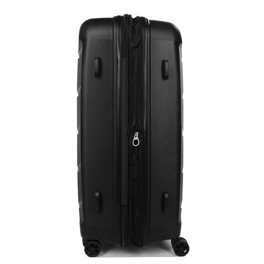 Чемодан большой L полипропилен Airtex 646 119л 79,5×52×30см  Черный