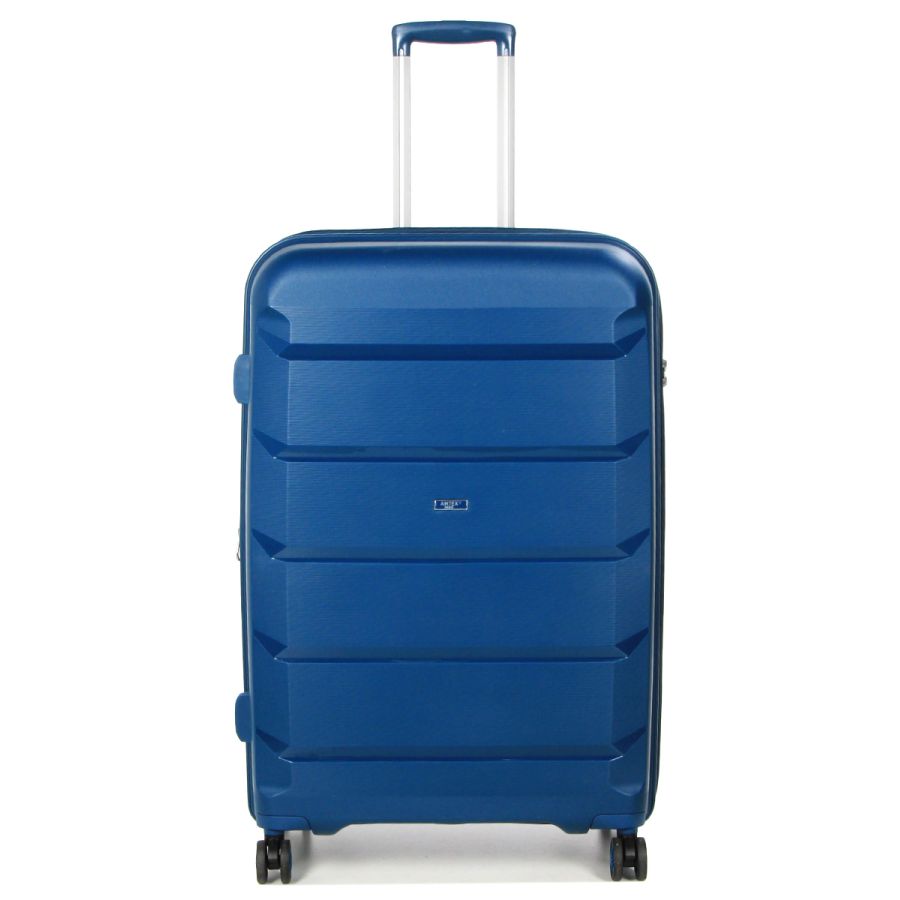 Чемодан большой L полипропилен Airtex 646 119л 79,5×52×30см  Темно-синий