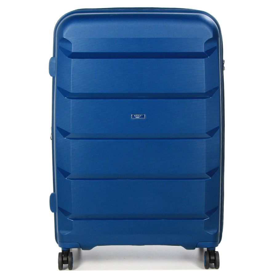 Чемодан большой L полипропилен Airtex 646 119л 79,5×52×30см  Темно-синий