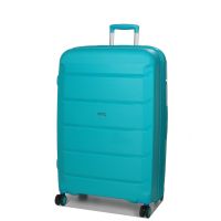 Чемодан большой L полипропилен Airteх 646 119л 79,5×52×30см  Голубой