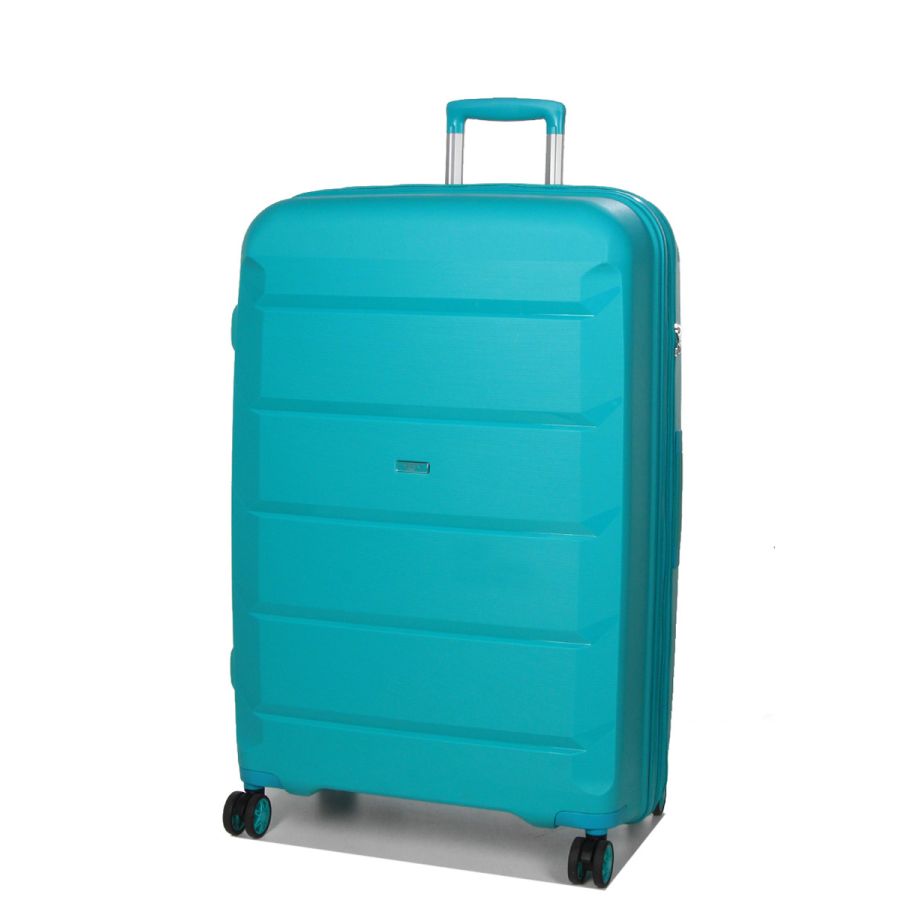 Чемодан большой L полипропилен Airtex 646 119л 79,5×52×30см  Голубой
