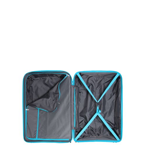 Чемодан большой L полипропилен Airtex 646 119л 79,5×52×30см  Голубой